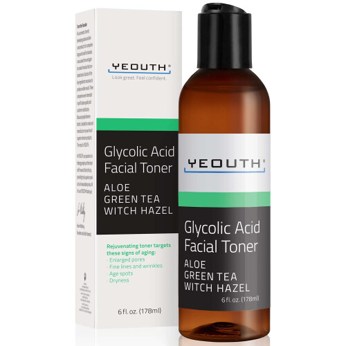 YEOUTH, Glykolsäure Gesichtstoner, 6 fl oz (178 ml)