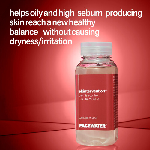 Facewater Skintervention Blemish Control Restorative Toner 1