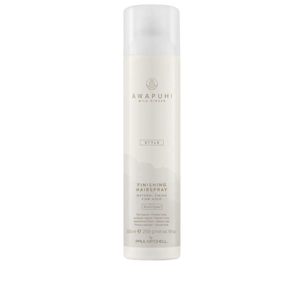 Awapuhi Wild Ginger by Paul Mitchell Finishing Spray  Firm Hold  Natural Finish Hairspray  For All Hair Types  9.1 oz.
