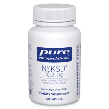 Pure Encapsulations NSK-SD - 100 mg Nattokinase - for Normal Blood Circulation - Supports Fibrinolytic Activity* - Gluten Free & Non-GMO - 120 Capsule