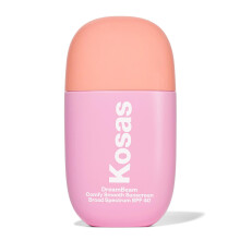 Kosas Dreambeam Mineral Sunelpen SPF 40 - Protezione solare liquida liscia per viso - Base di trucco leggera con ceramidi e peptidi acidi ialuronici
