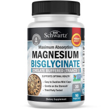 Magnesiumbisglycinat 100 % Chelat, keine abfhrende Wirkung maximale Absorption und Bioverfgbarkeit, vollstndig umgesetzt und gepuffert ges