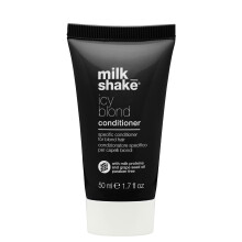 Milk_shake helado acondicionador rubio - acondicionador plateado de pigmento negro para cabello rubio y platino muy claro 1.7 fl oz (50 ml)