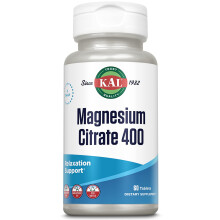 Kal magnesio citrato da 400 mg di magnesio supplemento per sano funzionamento muscolare di rilassamento nervo e circolazione supportano la disintegra