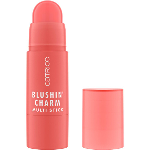 Catrice | Blushin' Charm Multi Stick | Blush e batom cremoso multiuso | Acabamento orvalhado edificvel | Vegano e sem crueldade (020 Coral Cutie