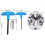 Self-center Wood Lathe Chuck Set 5