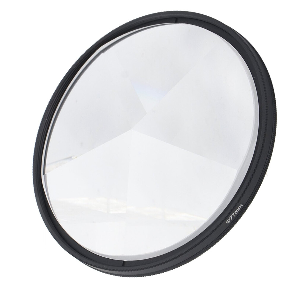 77Mm Kaleidoscope Prism Lens Filter, Coating Pentaprism Special Effect Filter For Digital Slr Camera Light 820064755988