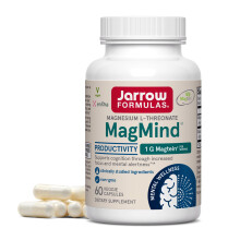 Jarrow Formulas, Veganes MagMind, Produktivität, 60 pflanzliche Kapseln