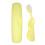 RADIUS Toothbrush Original Big Brush  BPA Free ADA Accepted - Left Hand - Lemon Brush with Lemon Case 1
