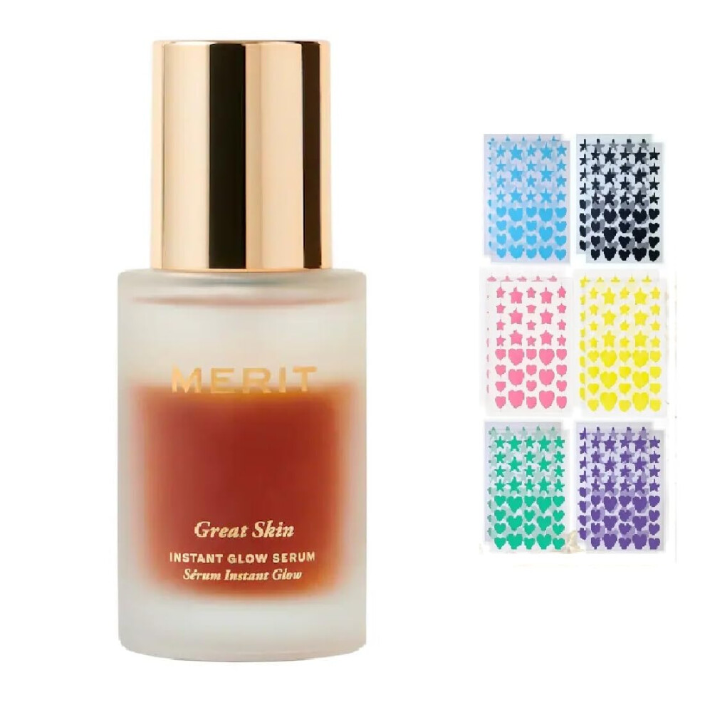 Naph M Great Skin Instant Glow Serum With Niacinamide And Hyaluronic Acid (1.69 Oz / 50 Ml) + Bonus Acne Patch (36 Pieces) Tea Tree Oil Facial Water G