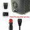 2M cable connection lead 12V for WAECO CF, CDF compressor cooler 2