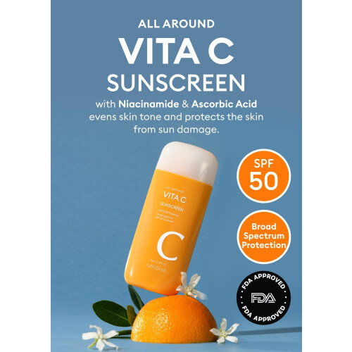 Missha, Όλες οι Δραστηριότητες Vita C Σολάριου, SPF 50, 2.36 fl oz (70 ml) 1