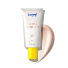 Supergoop! Glowscreen SPF 40 Dawn (Pink Pearl Glow) - 1.7 FL Oz - Primer luminoso + Proiezione solare a spettro largo - aiuta a filtrare la luce blu