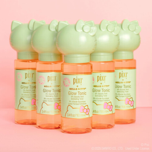 Pixi Hello Kitty Glow Tonic 5% Glykols   ure Peeling-Toner 100 ml 2