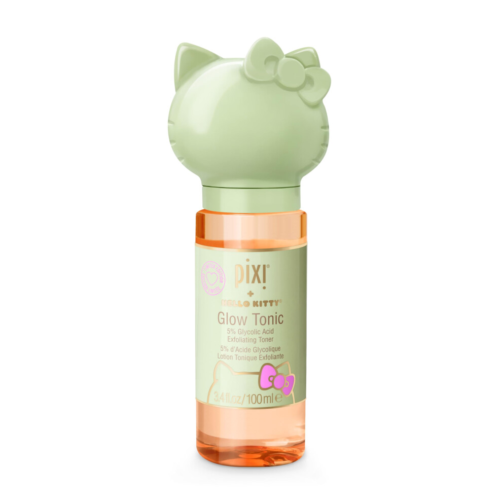 Pixi Hello Kitty Glow Tonic 5% Glycolic Acid Exfoliating Toner 100 Ml