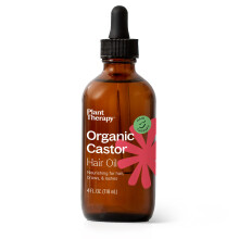 Plant Therapy Rizinusl USDA Bio kaltgepresst 100 % rein hexanfrei 4 Unzen Konditionierung und Heilung fr trockene Haut Haarwachstum  Haut Haarpfle