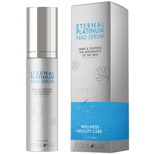Codeage, Eternal Platinum NAD Serum, 3,4 fl oz (100 ml)