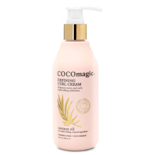 Cocomagic Defining Curl Cream | Extra Frizz Control | Protects Against Split Ends and Breakage | Paraben Free Cruelty Free Made in USA (8 oz)