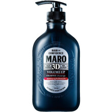 MARO 3D Volume Up Shampoo - Bereik 150% meer volume, verbeter de hoofdhuid + herstel en versterk voor gezond haar - met sojaproteïne, glutaminezuur e