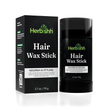 Herbishh Haarwaxstick voor dames en heren 2,7 OZ - Voeden en stylen Slick Wax Stick voor haar Smoothing Flyaway Controls Kroeshaar Perfect voor h
