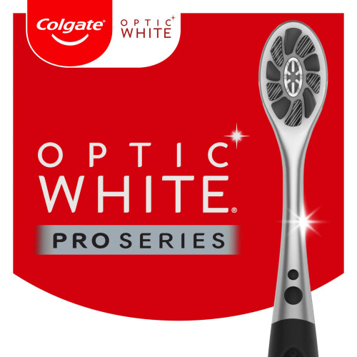Colgate Cepillo de dientes Colgate Optic White Pro Series con carbón, 2 unidades 1