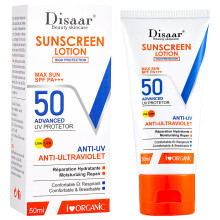 Disaar Beauty Sunpleen Lotion SPF 50 Pa +++ Protezione UV Avanzata UVA / UVB Riparazione idratante 50ml / 1.69fl.oz