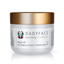 Babyface MEGA LIFT CREME All-In-One Tages-/Nacht-Feuchtigkeitscreme  Peptide Vitamin C AHAs COQ10