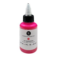Narrative Cosmetics Tintas fluorescentes UV com lcool para aergrafo - 2 fl oz efeito brilhante  prova d'gua  prova de suor Maquiagem lquida