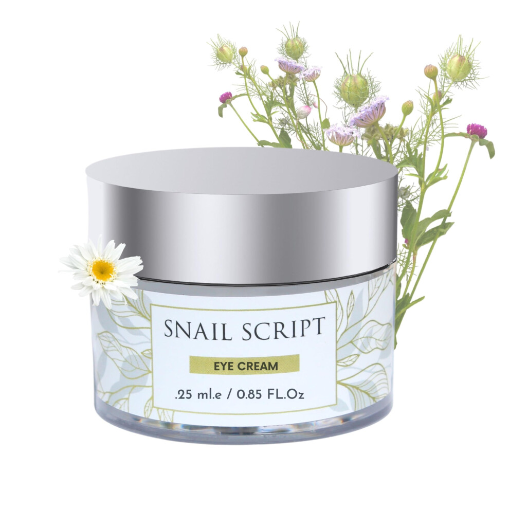 Snail Script Augencreme, Schneckenschleim, Schwarze Schneckenreparaturlotion F R Das Gesicht, Koreanische Hautpflege, Schneckenfeuchtigkeitscreme-image