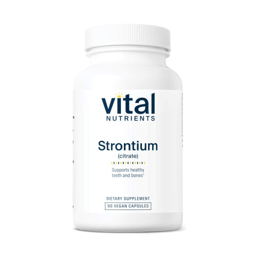 Vital Nutrients Vital Nutrients, Strontiumzitrat, 90 Vegane Kapseln