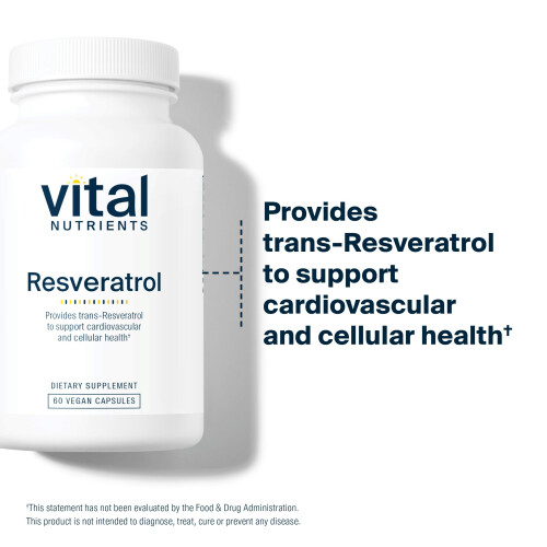 Vital Nutrients Vital Nutrients, Resveratrol, 60 vegane Kapseln 2