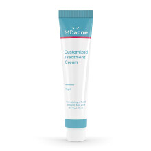 MDacne Salicylsyre 2,0% - Acne Treatment Creme - Ansigtseksfoliering fjerner tilstoppede porer Forhindrer pletter Hudorme Rynker & fine linjer -