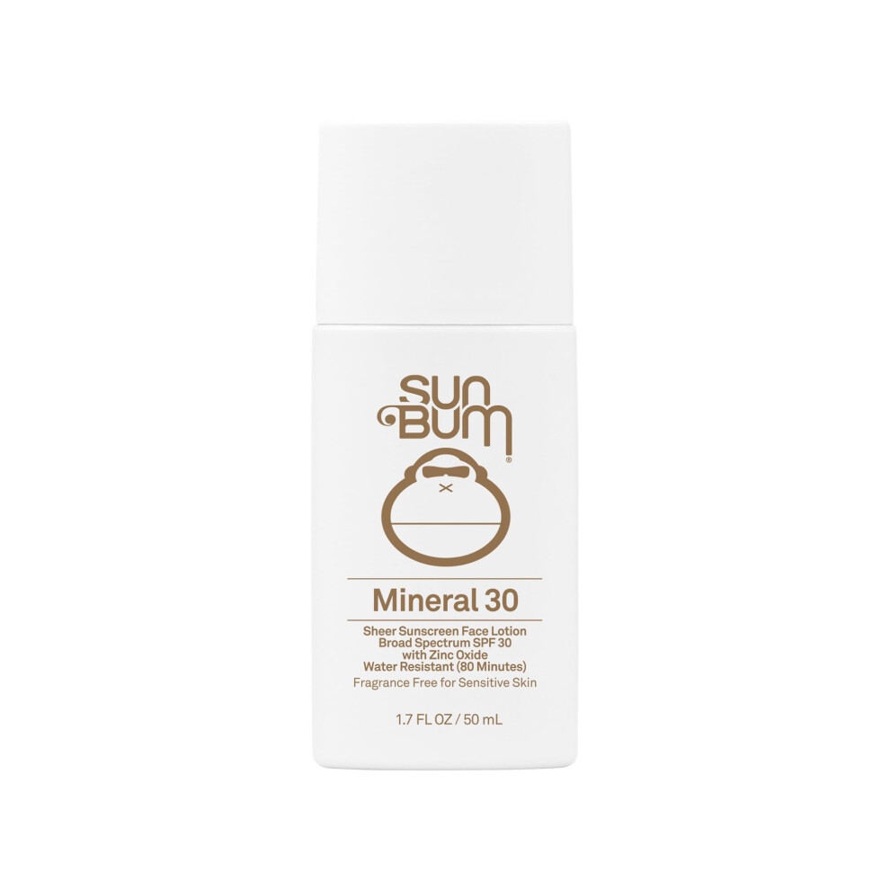 Photos - Cream / Lotion Sun Bum Mineral SPF 30 Face Sunscreen Lotion Broad Spectrum and Frangrance Free Moisturizing Facial Sunblock Hawaii 104 Act