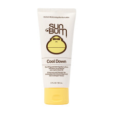 Sun Bum Cool Down Aloe Vera Lozione - Crema doposole vegana con burro di cacao per lenire e idratare le scottature solari - 3 oz