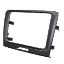 Black 220 *130 * 210mm 2 Din Car Dvd Radio Refitting Dash Panel Fascia Frame for 2009 2010 2011 2012-2014 Skoda Superb