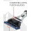 G.B.S Men's Classic 5 Blade Compatible Razor with Black Handle 3