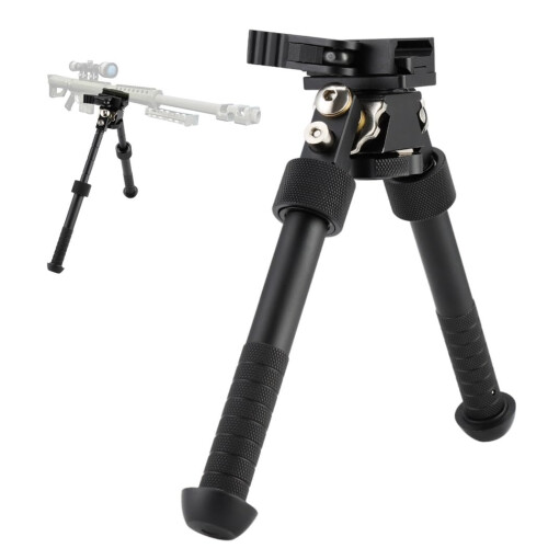 Rifle Bipod with Adjustable Joint Converter, Quick Detach Mount Rotatable Base  Hunting Accessories Feet