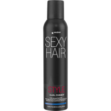 Sexyhair in stile arricciatura arricciatura arricciatura mousse 8.5 oz | Controllo della luce | Tames Curls indisciplinati | Aggiunge la definizione
