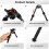 Rifle Bipod with Adjustable Joint Converter, Quick Detach Mount Rotatable Base  Hunting Accessories Feet 4