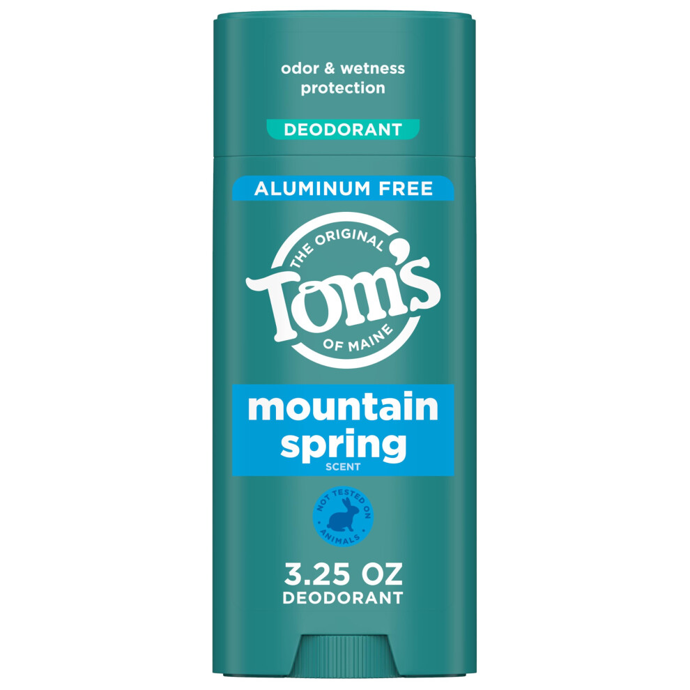 Toms of Maine Mountain Spring Natural Deodorant for Men and Women  Aluminum Free  3.25 oz-image-OPC-PHXQCRQ-NEW