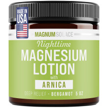 Magnesiumlotion fr die Nacht mit Arnika wohltuende Linderung und Entspannung. Hochkonzentriertes Magnesium fr Muskeln und Gelenke vor dem Schla
