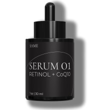 Same Skincare Face Serum 01: CoQ10 Retinol Serum for Face  Vitamin C  Hyaluronic Acid  Facial Serum Supports Anti Aging  Acne  Skin Texture  Fine