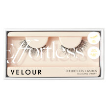Mhelose Velours-Wimpern natrlich aussehende knstliche Wimpern flauschige und leichte Wimpern ohne Trimmen wiederverwendbare knstliche W