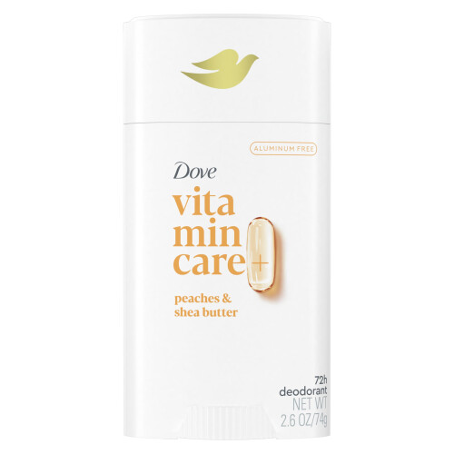 Vitamin Care+ Deodorant, Pfirsich & Sheabutter