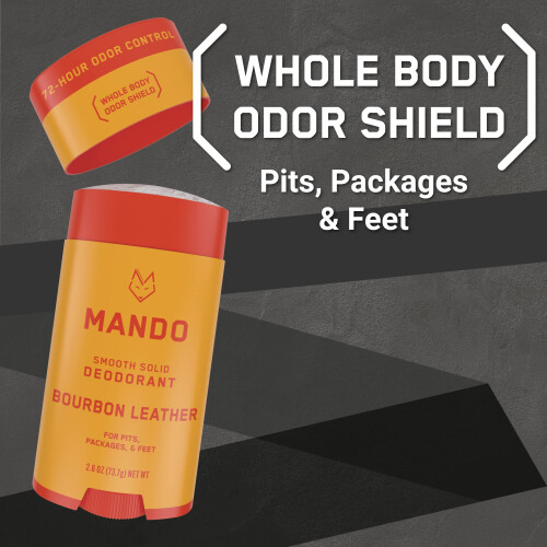 Mando Whole Body Deodorant For Men - Smooth Solid Stick - 2