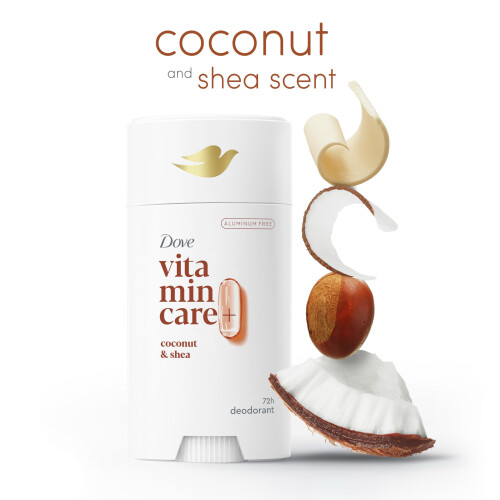 Vitamin Care+ Deodorant, Kokos & Shea 2