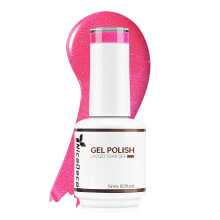 Smalto vegano a gel vegano senza crudelt niedeco smalta vegana 1 pezzi da 15 ml di colore rosa caldo immergiti al gel led u v per salone di manicure
