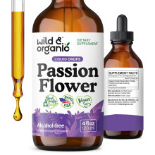 Wilde & Biologische Passiebloem Tinctuur - Stemming Ondersteuning - Kalmerend Supplement