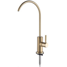 Brushed Gold Drinking Water Filter Faucet for Kitchen Sink Reverse Osmosis Ro System, Lead-Free Sus Stainless Steel with Brass Finish