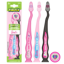 Firefly Barbie-tandbrste vrdipakke bld brste til brn 3+ 3 Ct